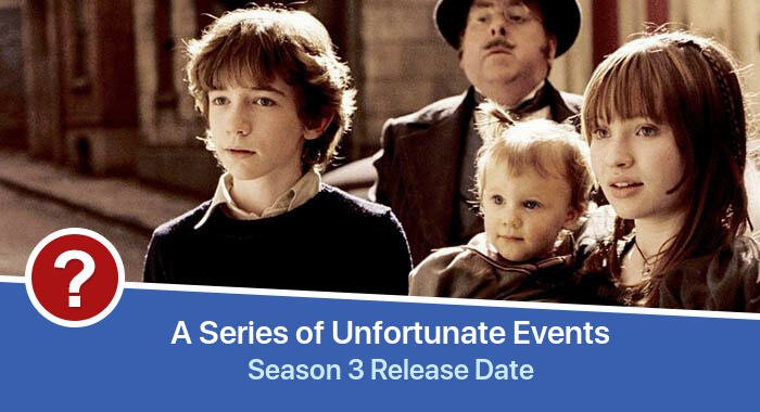 A Series of Unfortunate Events Season 3 release date