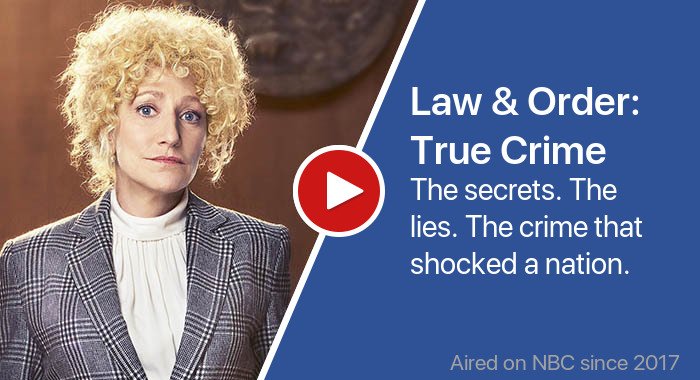 Law & Order: True Crime трейлер