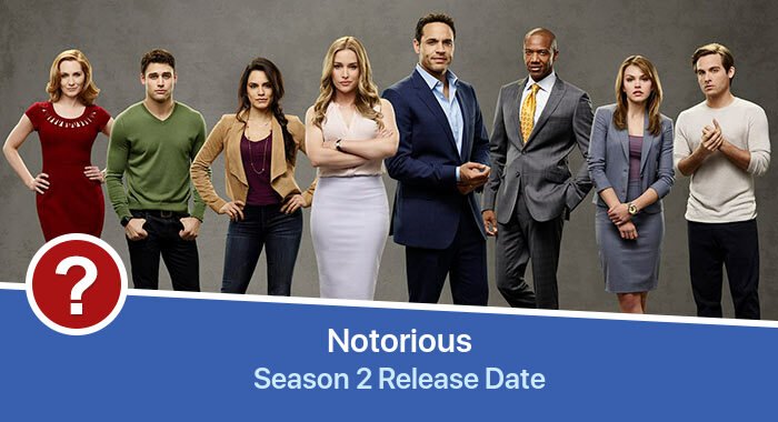 Notorious Season 2 release date