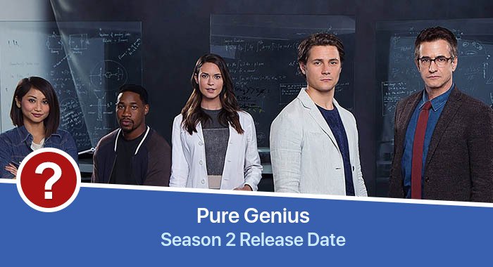 Pure Genius Season 2 release date