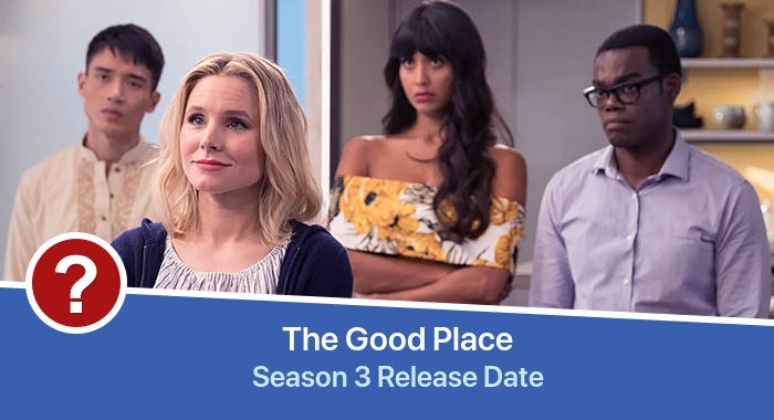 The Good Place Season 3 release date
