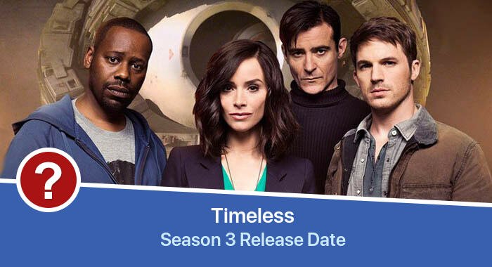 Timeless Season 3 release date