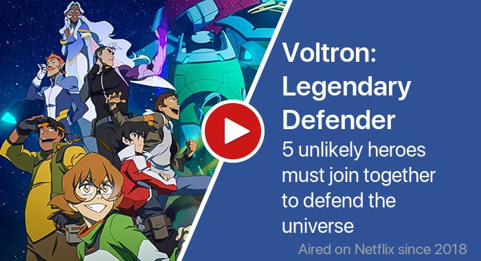 Voltron: Legendary Defender трейлер