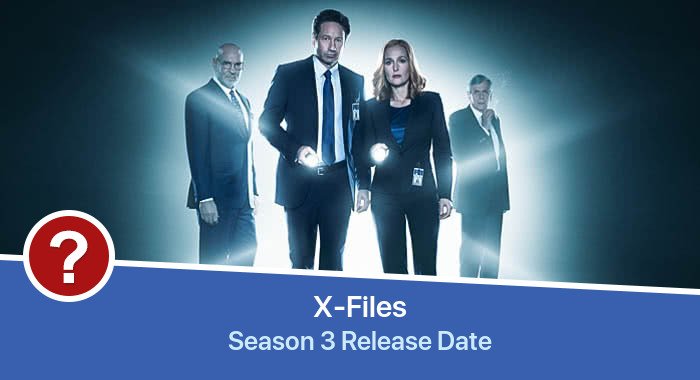 X-Files Season 3 release date