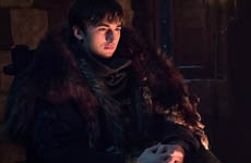Bran Stark (played by Isaac Hempstead-Wright)
