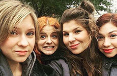 Filming of the 2nd season of Olga - Selfie in the morning in Chertanovo